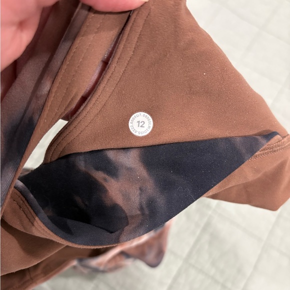 Lululemon Align Bra C/D Cup Diamond Dye Seashell Smoky Topaz Graphite Grey Sz 12 - Picture 4 of 4